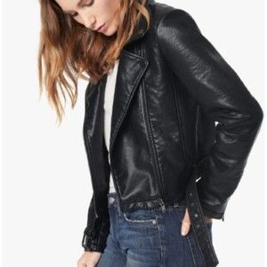 Joe’s Jeans Faux Leather Moto Jacket